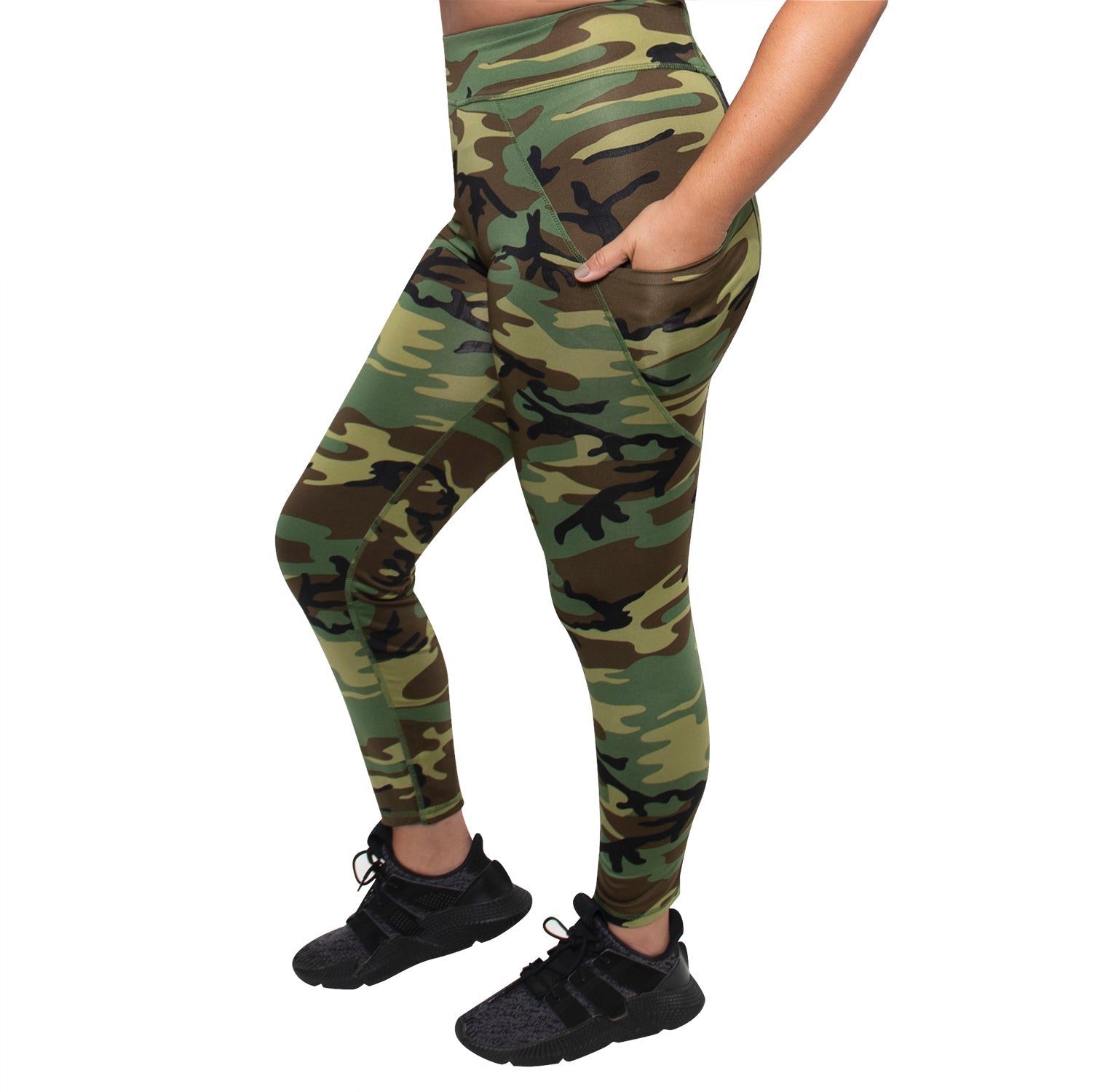 Rothco Womens Workout Performance Camo Leggings With Pockets LARSON TACTICAL SUPPLY