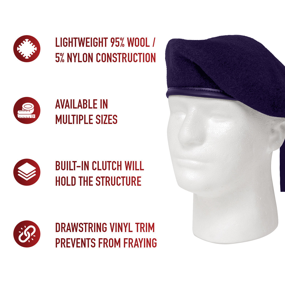 Rothco G.I. Style Beret LARSON TACTICAL SUPPLY