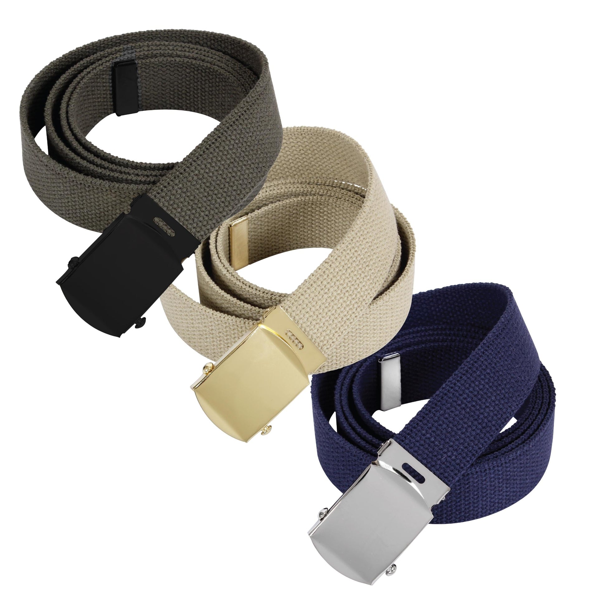 Rothco Web Belts In 3 Pack LARSON TACTICAL SUPPLY
