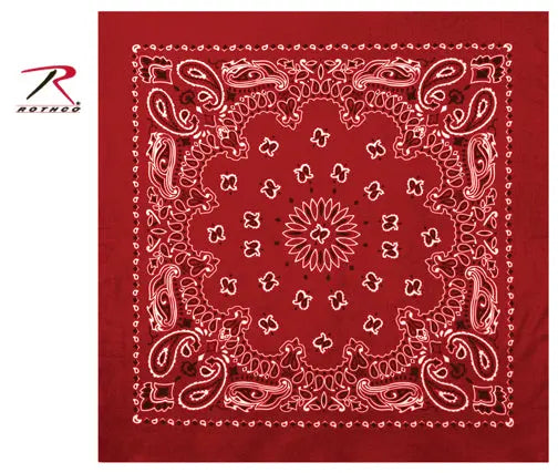 Rothco Trainmen Paisley Bandana - 22" X 22" LARSON TACTICAL SUPPLY