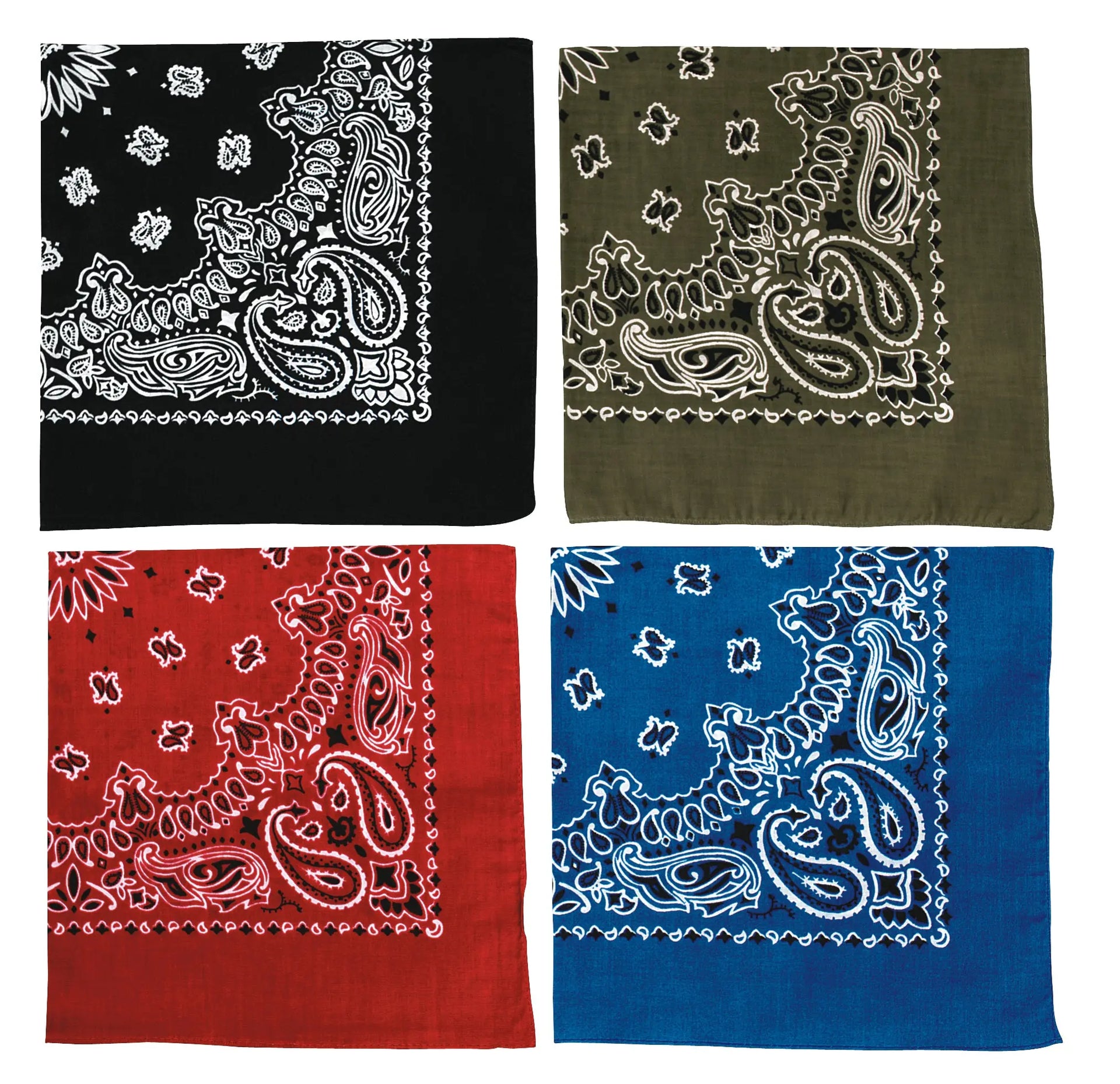 Rothco Trainmen Paisley Bandana - 22" X 22" LARSON TACTICAL SUPPLY