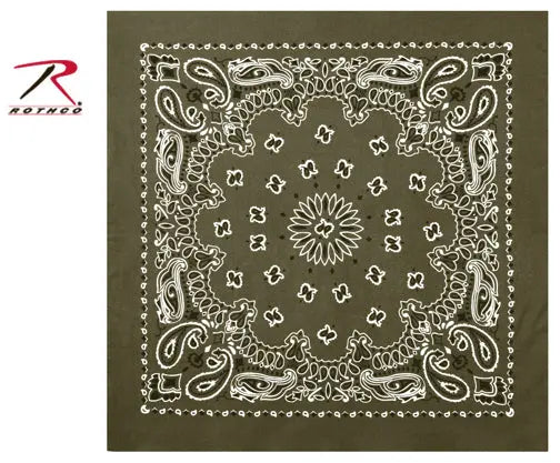 Rothco Trainmen Paisley Bandana - 22" X 22" LARSON TACTICAL SUPPLY