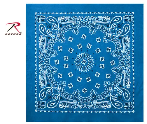 Rothco Trainmen Paisley Bandana - 22" X 22" LARSON TACTICAL SUPPLY