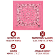 Rothco Trainmen Paisley Bandana - 22" X 22" LARSON TACTICAL SUPPLY