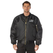 Rothco Thin Blue Line Flag MA-1 Flight Jacket LARSON TACTICAL SUPPLY