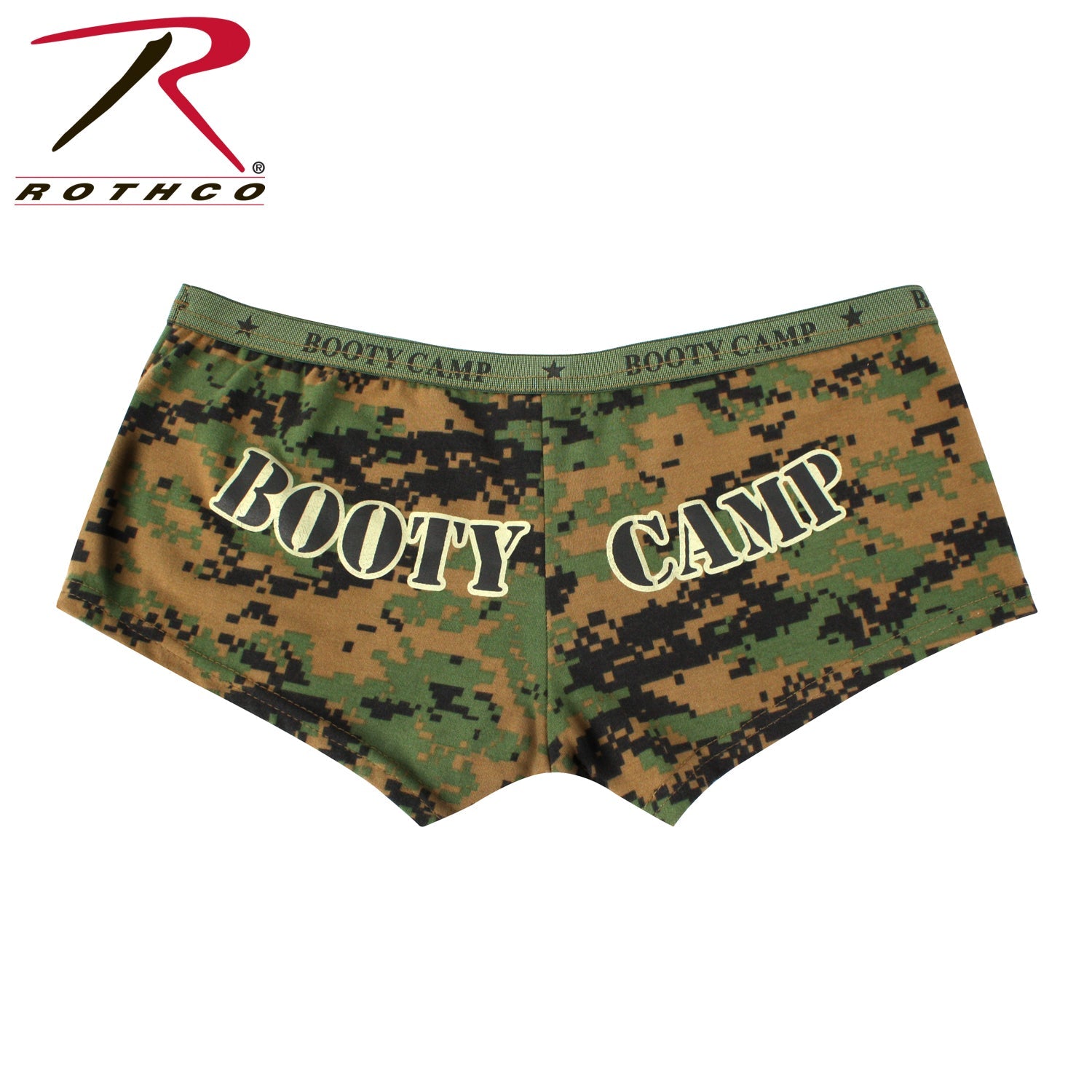 Rothco Woodland Digital ''Booty Camp'' Booty Shorts LARSON TACTICAL SUPPLY