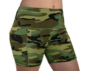 Rothco Womens Camo Workout Performance Legging Shorts LARSON TACTICAL SUPPLY