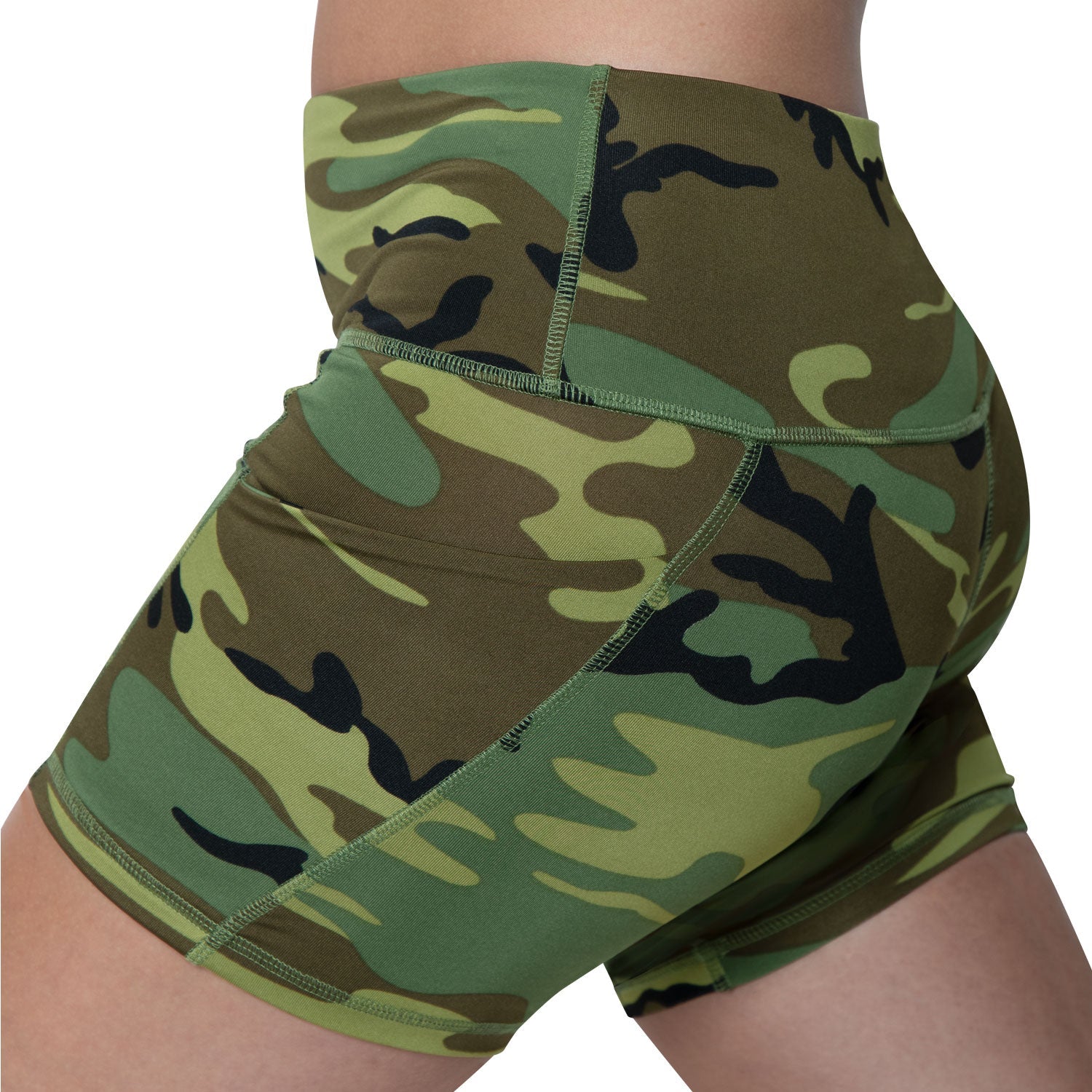 Rothco Womens Camo Workout Performance Legging Shorts LARSON TACTICAL SUPPLY