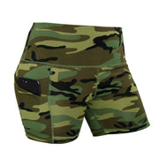 Rothco Womens Camo Workout Performance Legging Shorts LARSON TACTICAL SUPPLY