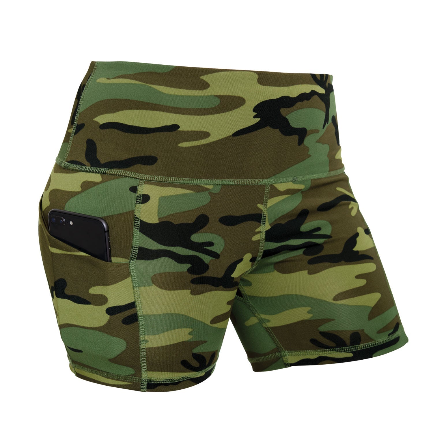 Rothco Womens Camo Workout Performance Legging Shorts LARSON TACTICAL SUPPLY