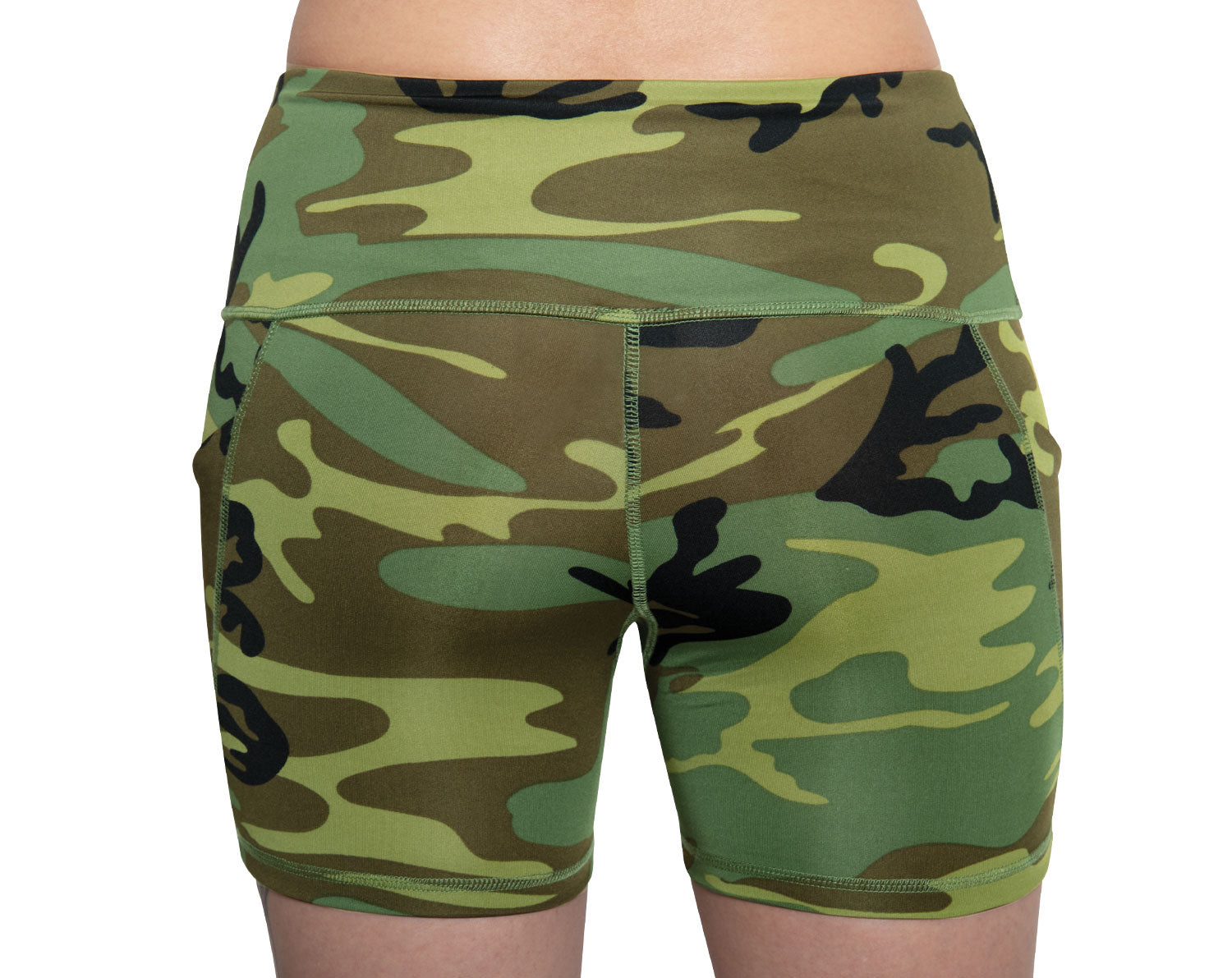 Rothco Womens Camo Workout Performance Legging Shorts LARSON TACTICAL SUPPLY