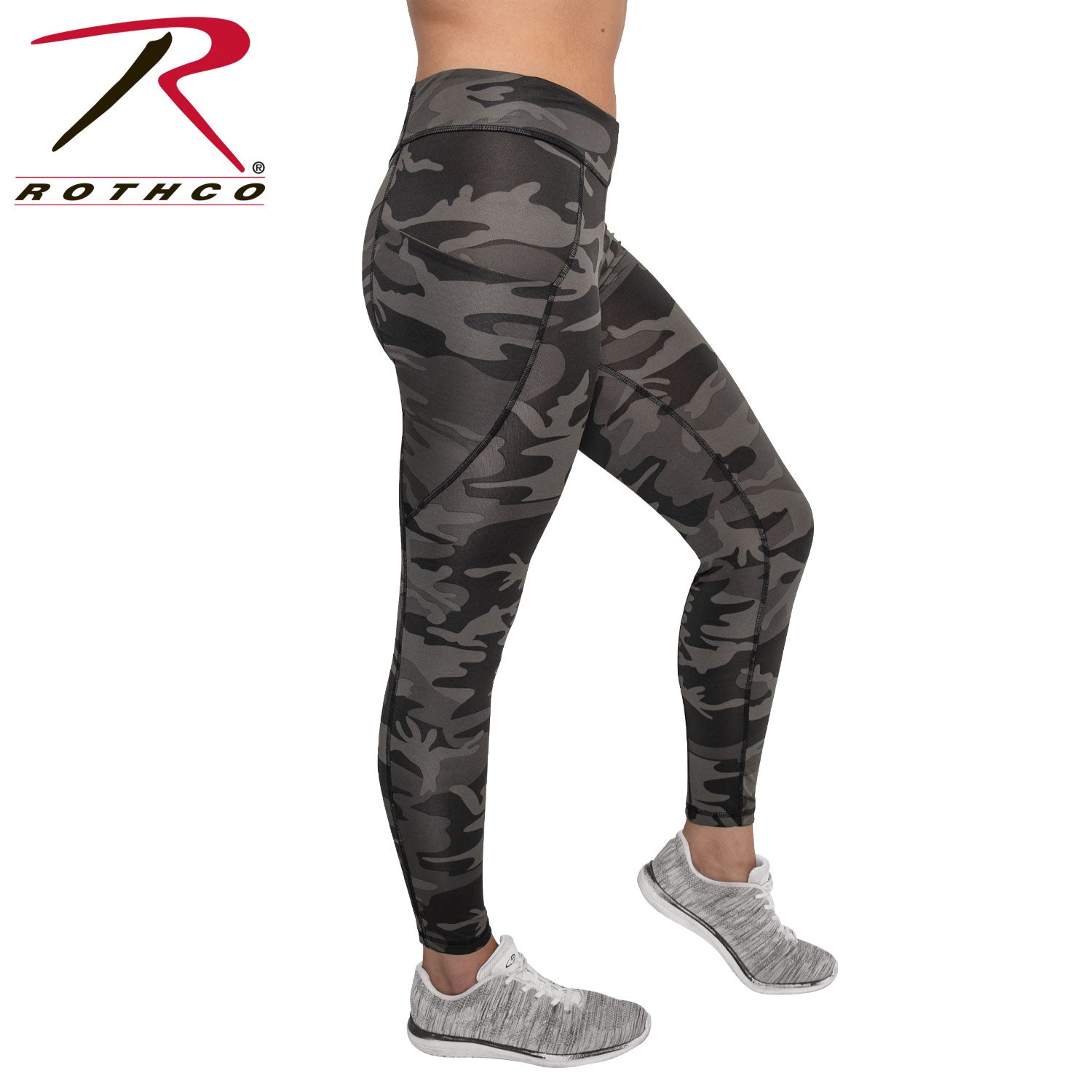 Rothco Womens Camo Workout Performance Legging Shorts LARSON TACTICAL SUPPLY