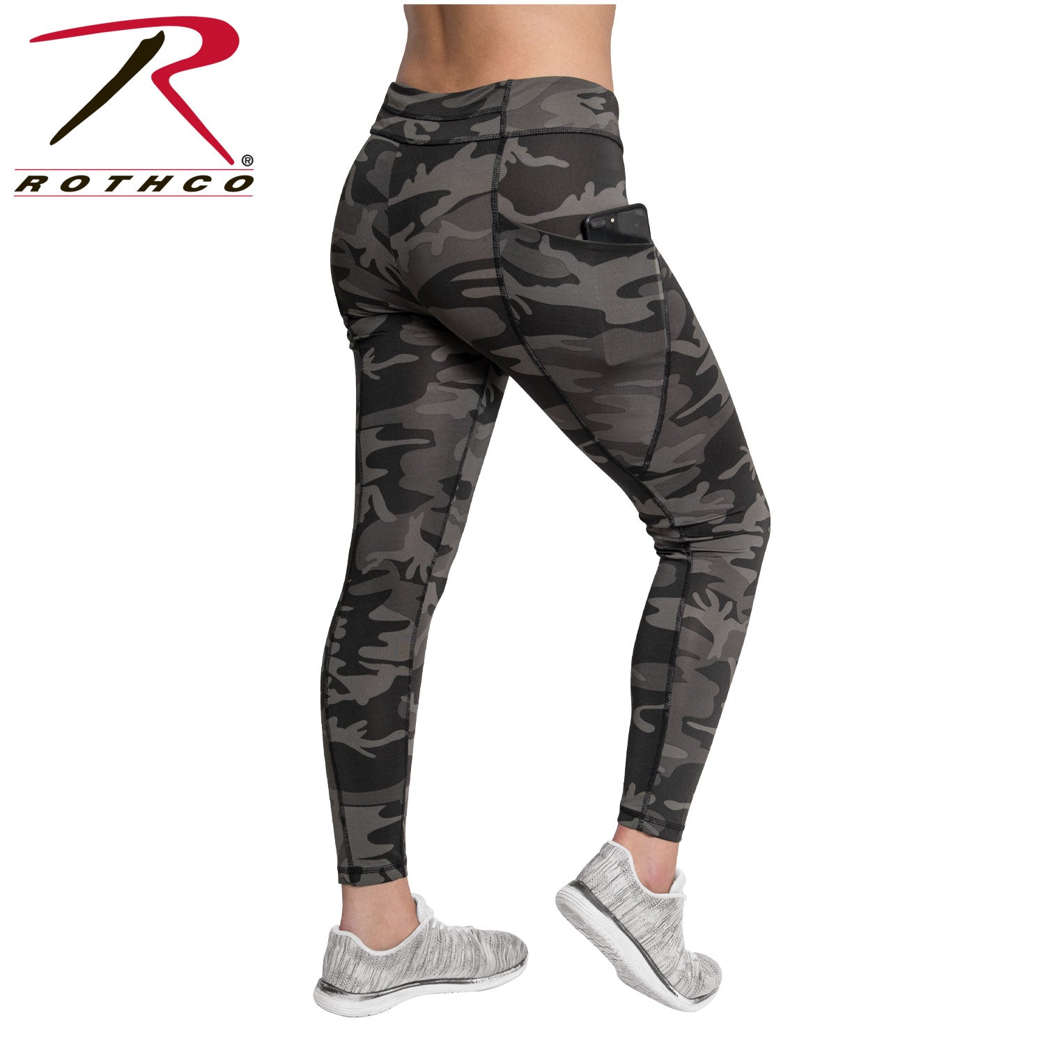 Rothco Womens Camo Workout Performance Legging Shorts LARSON TACTICAL SUPPLY