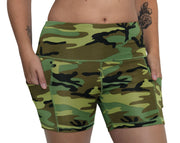 Rothco Womens Camo Workout Performance Legging Shorts LARSON TACTICAL SUPPLY