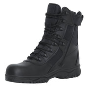 Rothco Forced Entry Tactical Boot With Side Zipper & Composite Toe - 8 Inch LARSON TACTICAL SUPPLY