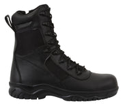 Rothco Forced Entry Tactical Boot With Side Zipper & Composite Toe - 8 Inch LARSON TACTICAL SUPPLY