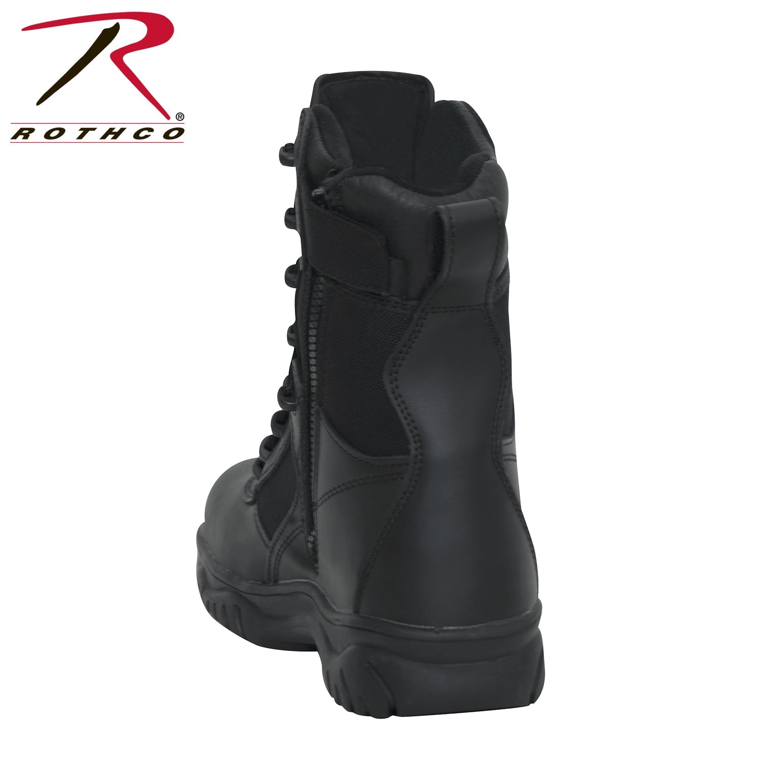 Rothco Forced Entry Tactical Boot With Side Zipper & Composite Toe - 8 Inch LARSON TACTICAL SUPPLY