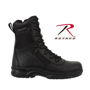 Rothco Forced Entry Tactical Boot With Side Zipper & Composite Toe - 8 Inch LARSON TACTICAL SUPPLY