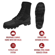 Rothco Jungle Boots - 8 Inch LARSON TACTICAL SUPPLY
