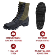 Rothco Jungle Boots - 8 Inch LARSON TACTICAL SUPPLY