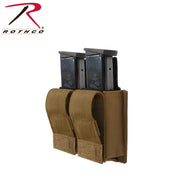 Rothco MOLLE Double Pistol Mag Pouch With Insert LARSON TACTICAL SUPPLY