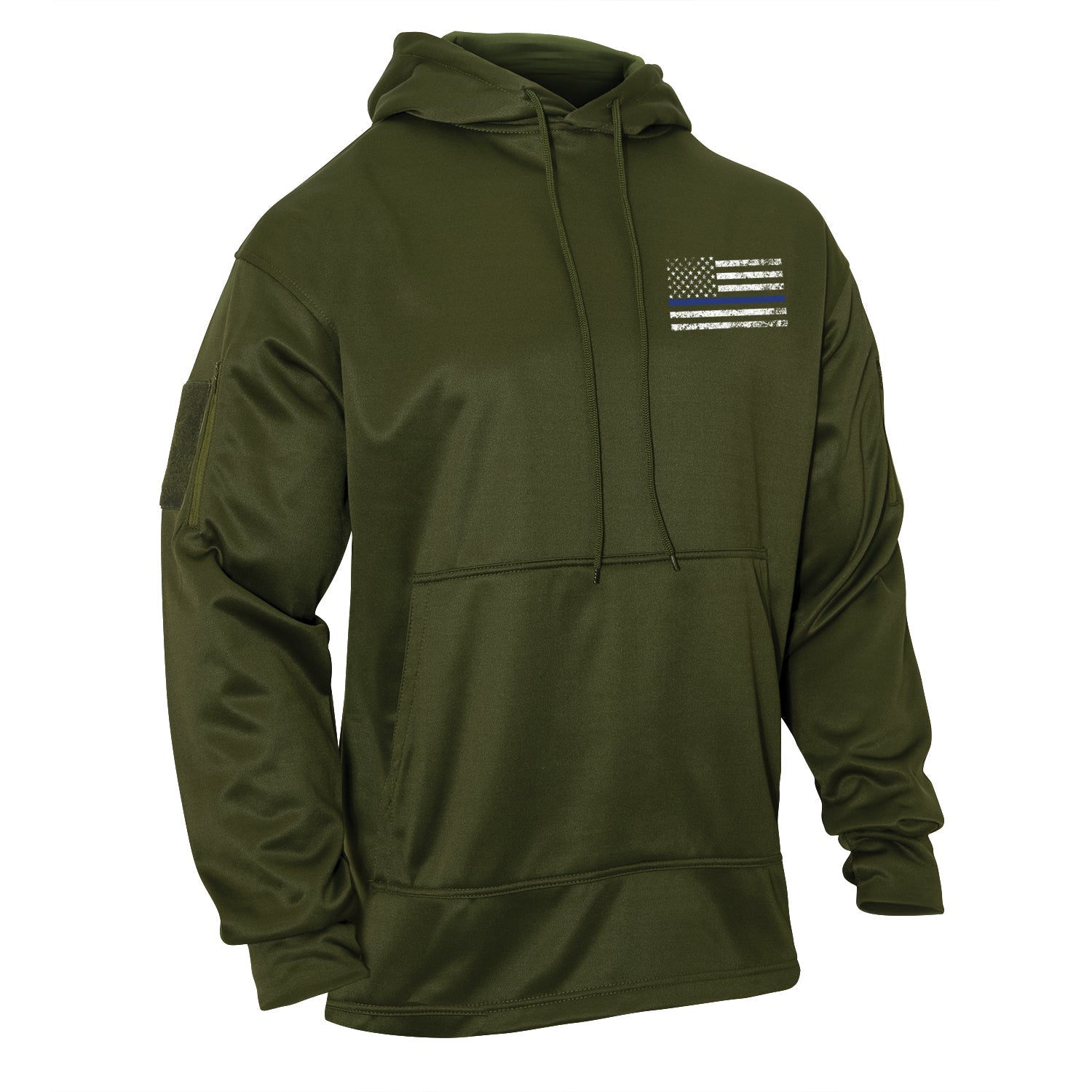 Rothco Concealed Carry Thin Blue Line Hoodie LARSON TACTICAL SUPPLY