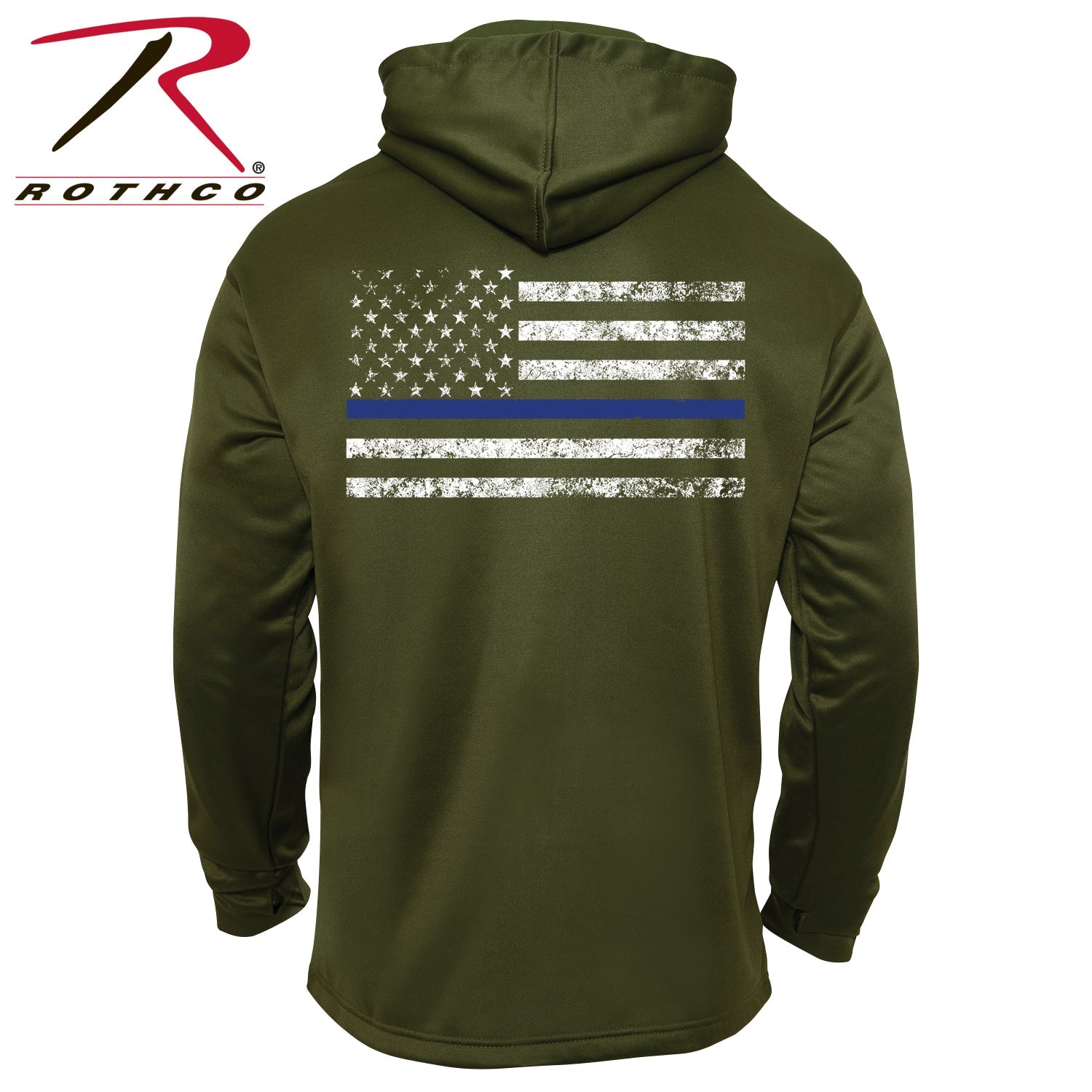 Rothco Concealed Carry Thin Blue Line Hoodie LARSON TACTICAL SUPPLY