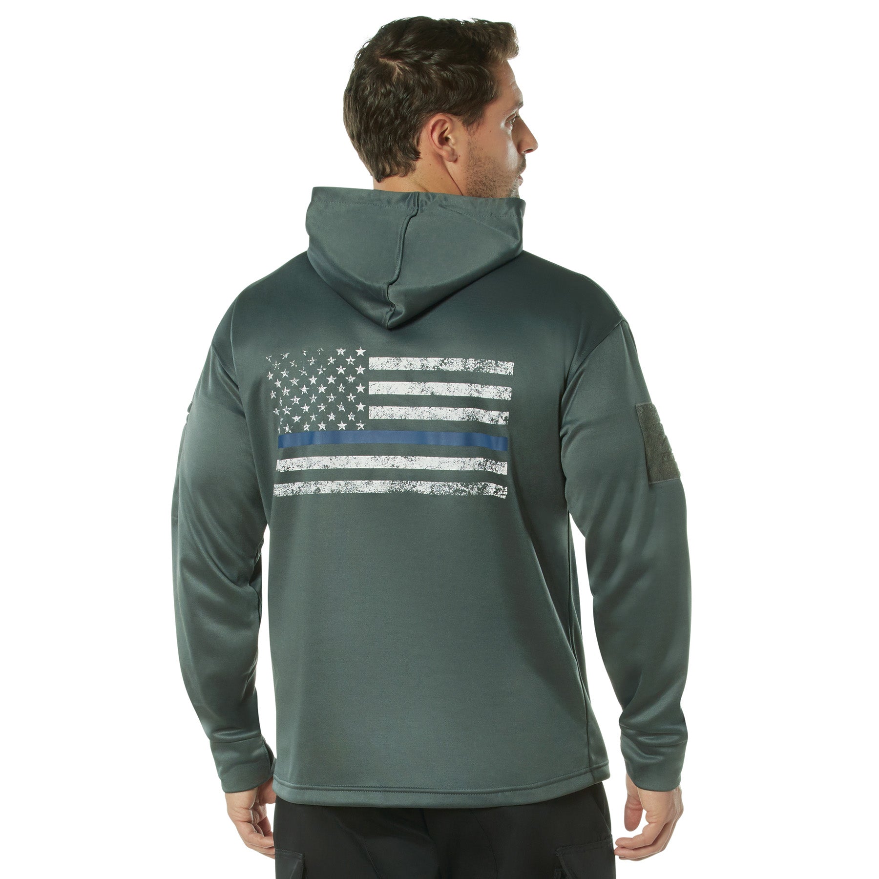 Rothco Concealed Carry Thin Blue Line Hoodie LARSON TACTICAL SUPPLY