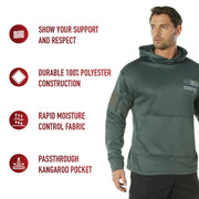 Rothco Concealed Carry Thin Blue Line Hoodie LARSON TACTICAL SUPPLY