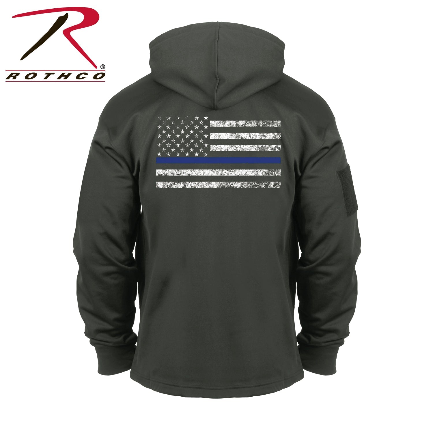 Rothco Concealed Carry Thin Blue Line Hoodie LARSON TACTICAL SUPPLY