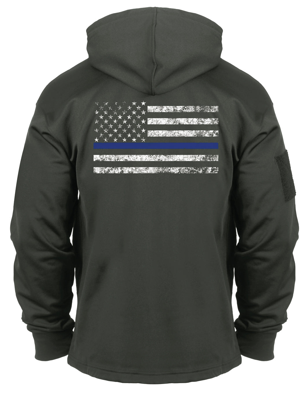 Rothco Concealed Carry Thin Blue Line Hoodie LARSON TACTICAL SUPPLY