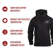 Rothco Concealed Carry Thin Blue Line Hoodie LARSON TACTICAL SUPPLY