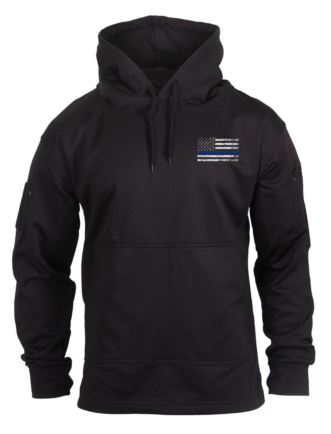Rothco Concealed Carry Thin Blue Line Hoodie LARSON TACTICAL SUPPLY