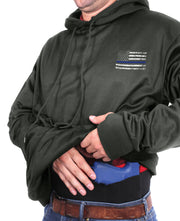 Rothco Concealed Carry Thin Blue Line Hoodie LARSON TACTICAL SUPPLY