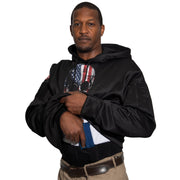 Rothco Bearded Skull Concealed Carry Hoodie - Black LARSON TACTICAL SUPPLY