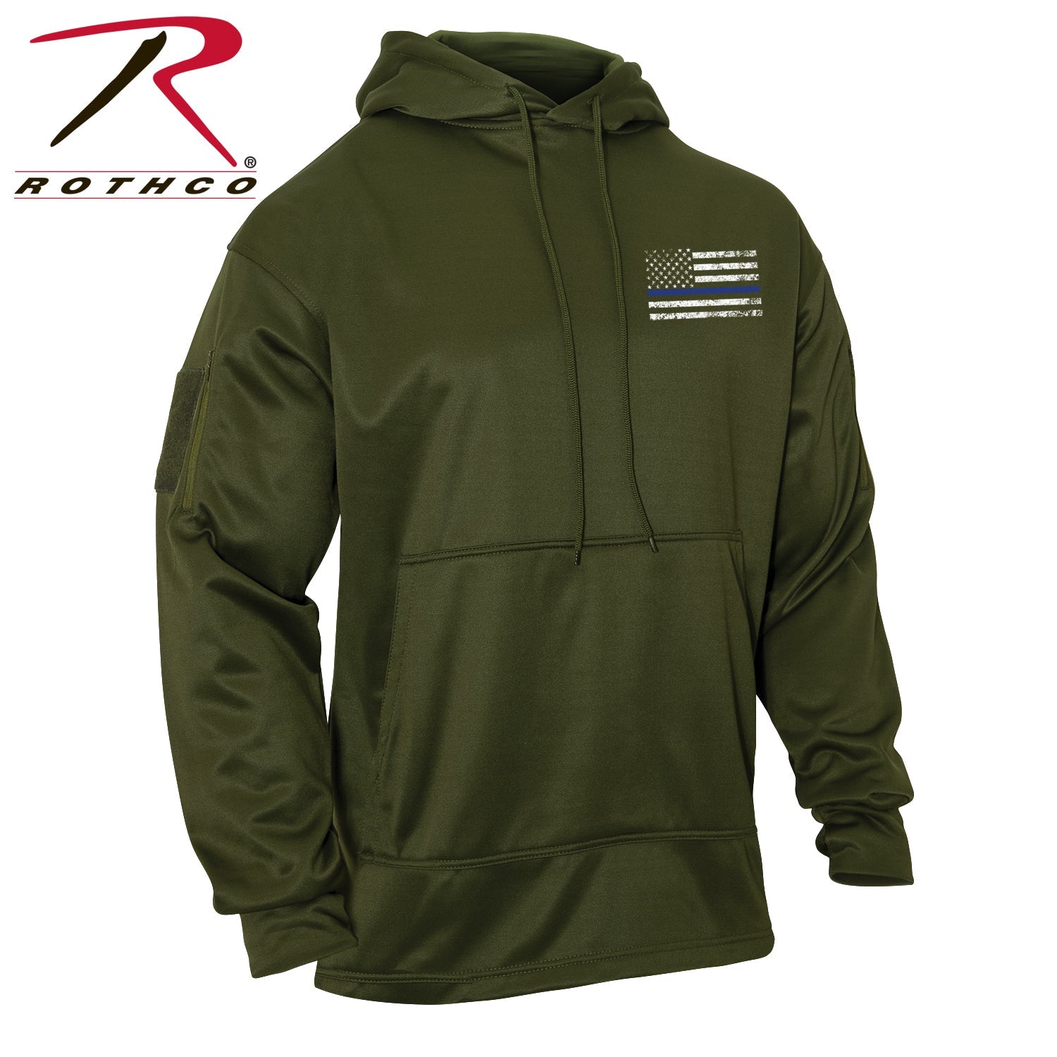 Rothco Concealed Carry Thin Blue Line Hoodie LARSON TACTICAL SUPPLY