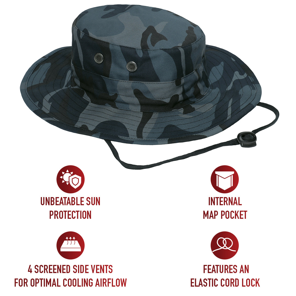 Rothco Adjustable Boonie Hat LARSON TACTICAL SUPPLY