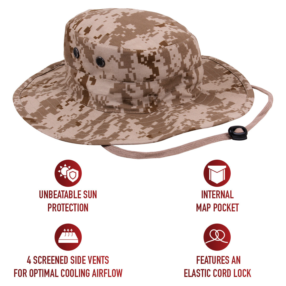 Rothco Adjustable Boonie Hat LARSON TACTICAL SUPPLY