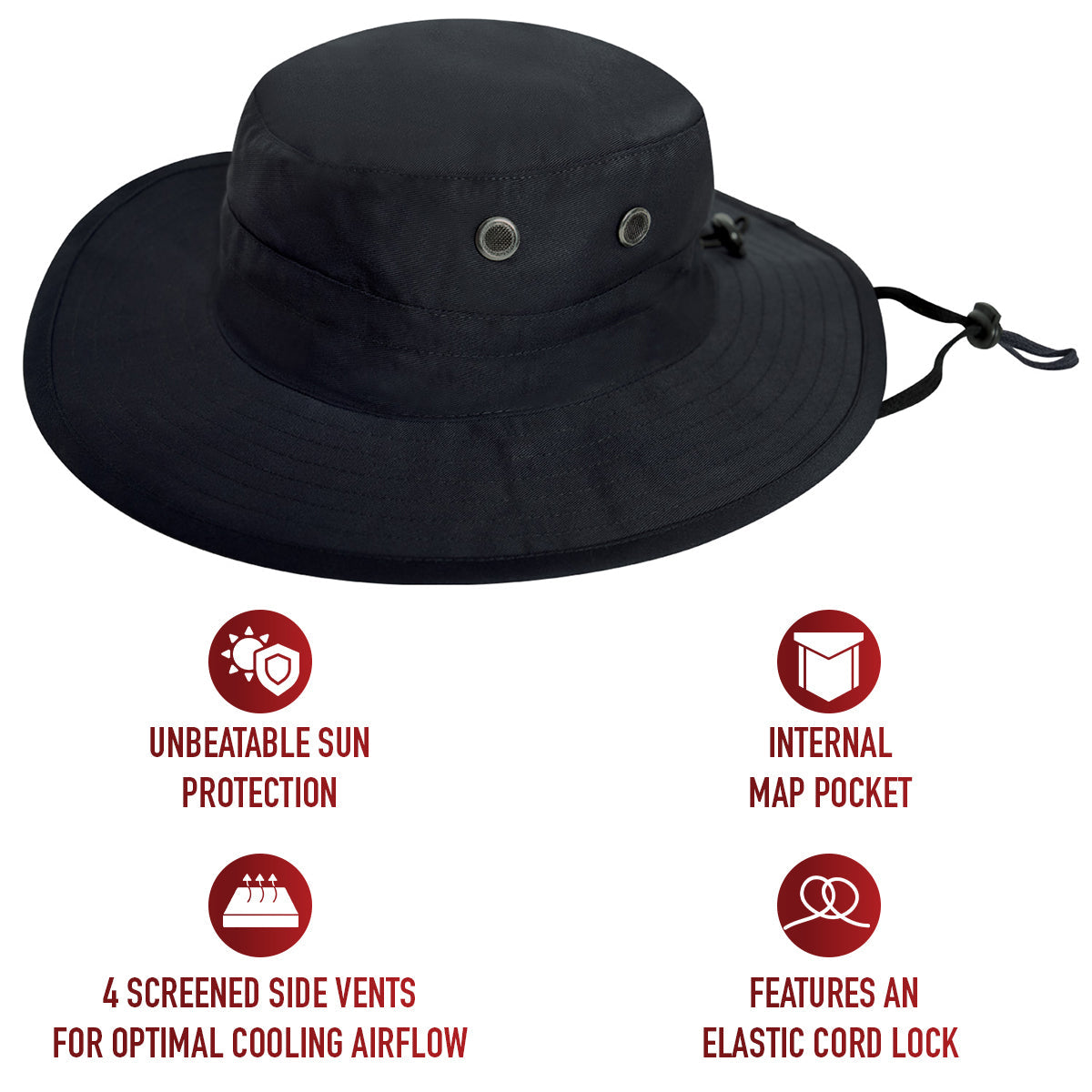 Rothco Adjustable Boonie Hat LARSON TACTICAL SUPPLY