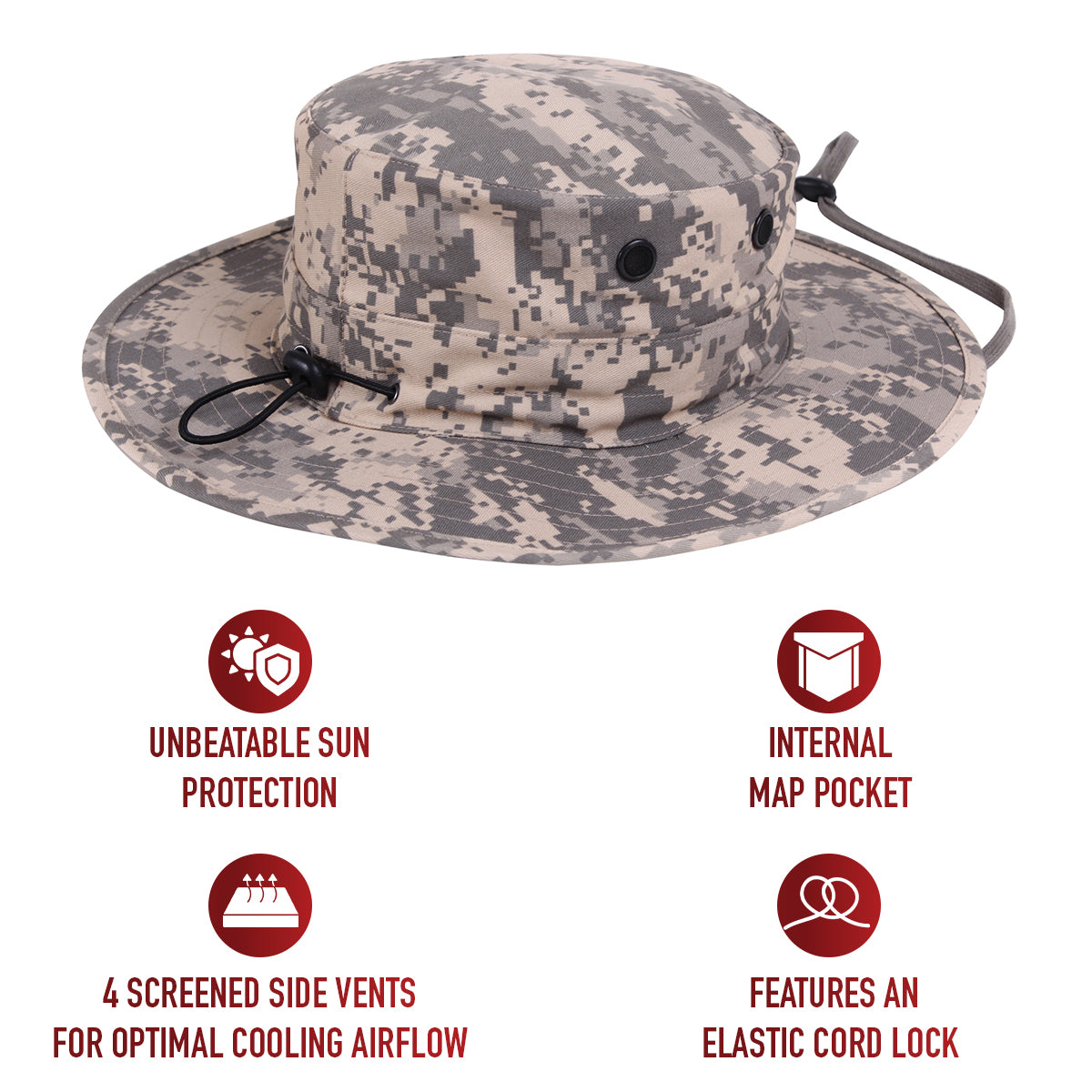Rothco Adjustable Boonie Hat LARSON TACTICAL SUPPLY