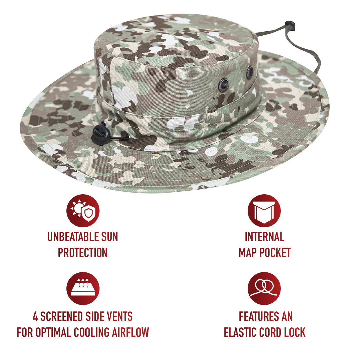 Rothco Adjustable Boonie Hat LARSON TACTICAL SUPPLY