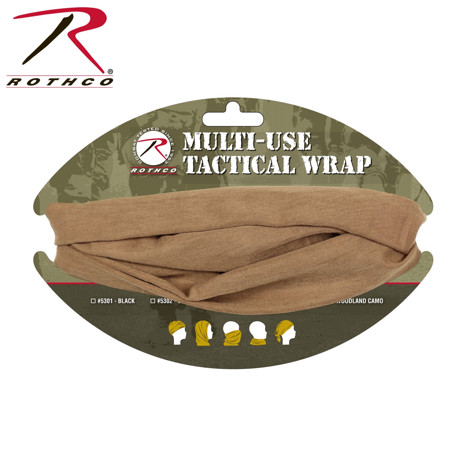 Rothco Multi-Use Neck Gaiter and Face Covering Tactical Wrap LARSON TACTICAL SUPPLY
