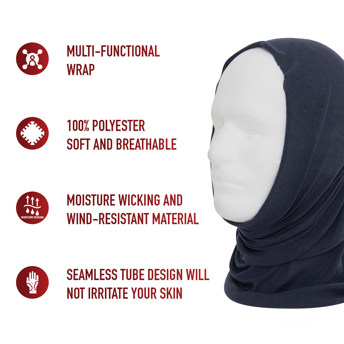 Rothco Multi-Use Neck Gaiter and Face Covering Tactical Wrap LARSON TACTICAL SUPPLY