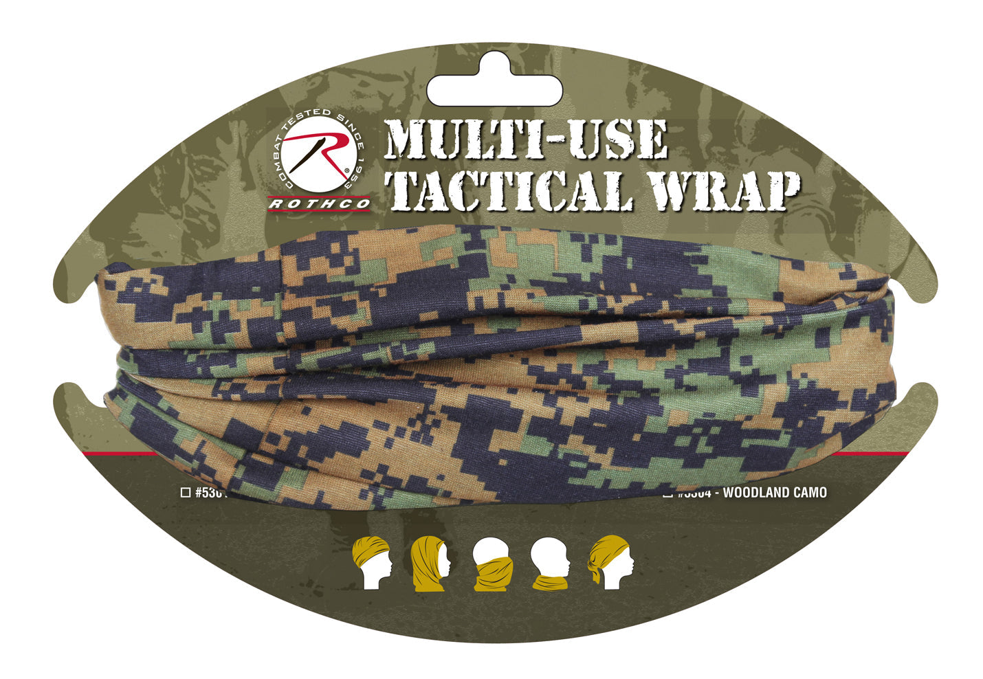 Rothco Multi-Use Neck Gaiter and Face Covering Tactical Wrap LARSON TACTICAL SUPPLY