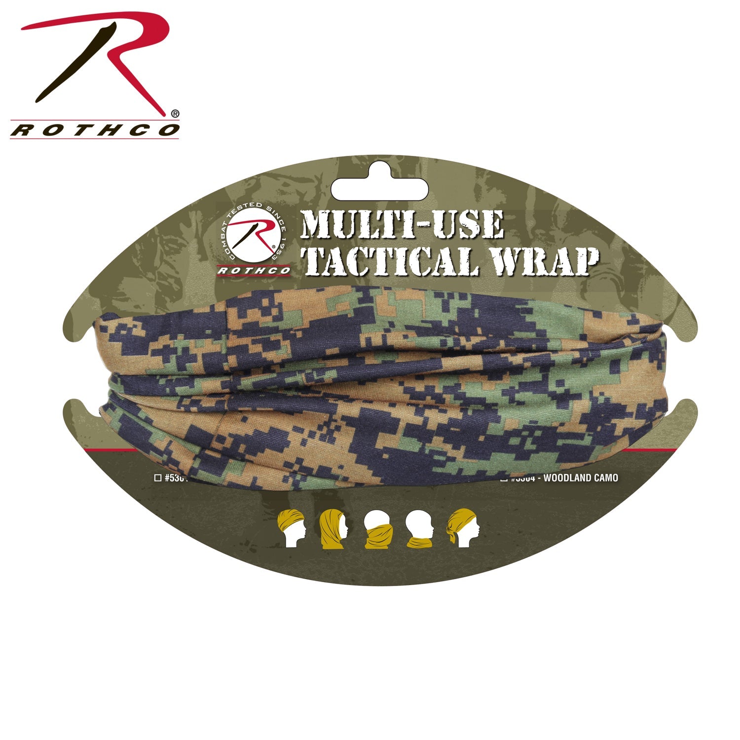 Rothco Multi-Use Neck Gaiter and Face Covering Tactical Wrap LARSON TACTICAL SUPPLY