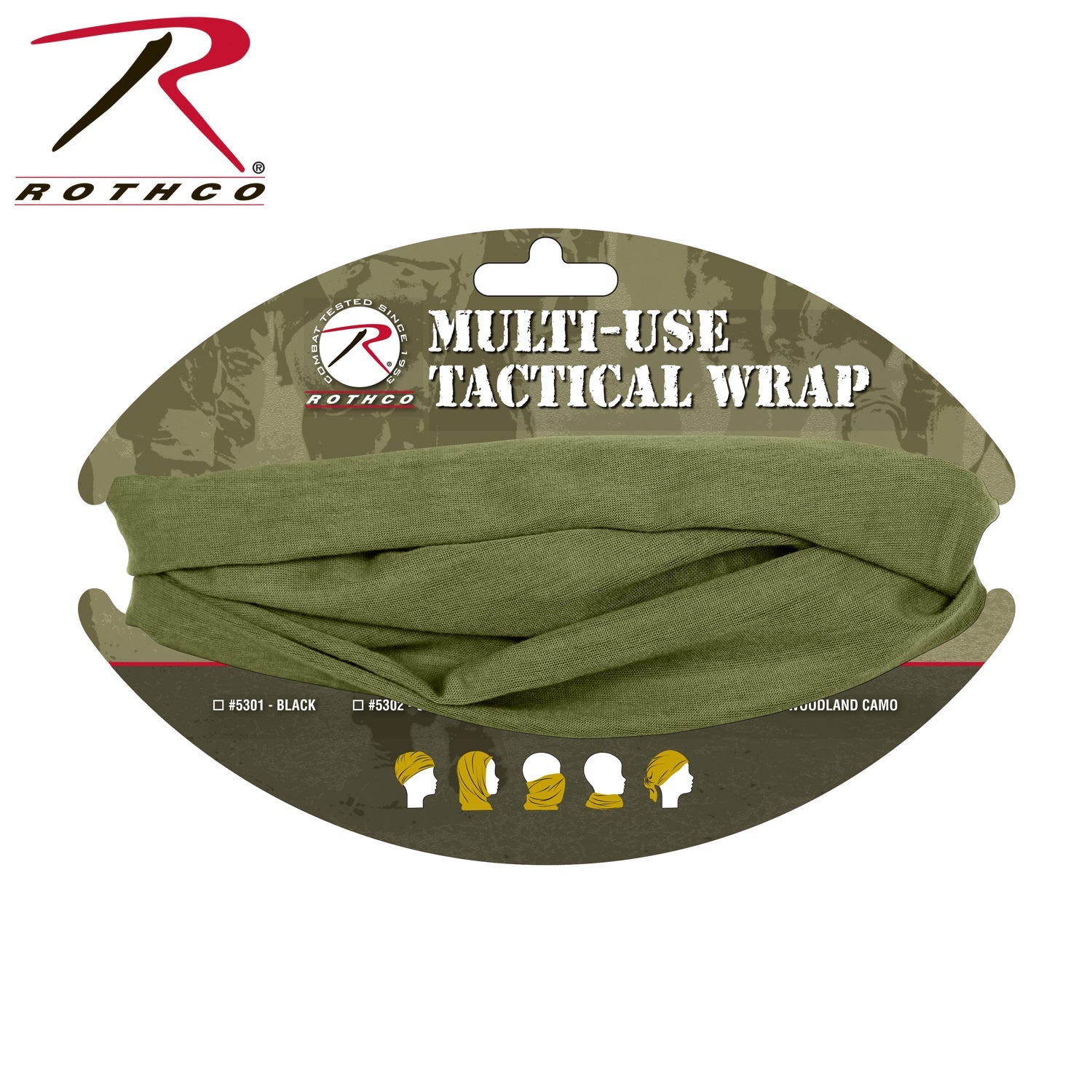 Rothco Multi-Use Neck Gaiter and Face Covering Tactical Wrap LARSON TACTICAL SUPPLY