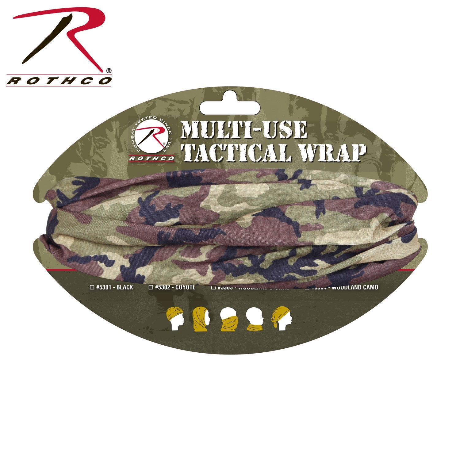 Rothco Multi-Use Neck Gaiter and Face Covering Tactical Wrap LARSON TACTICAL SUPPLY