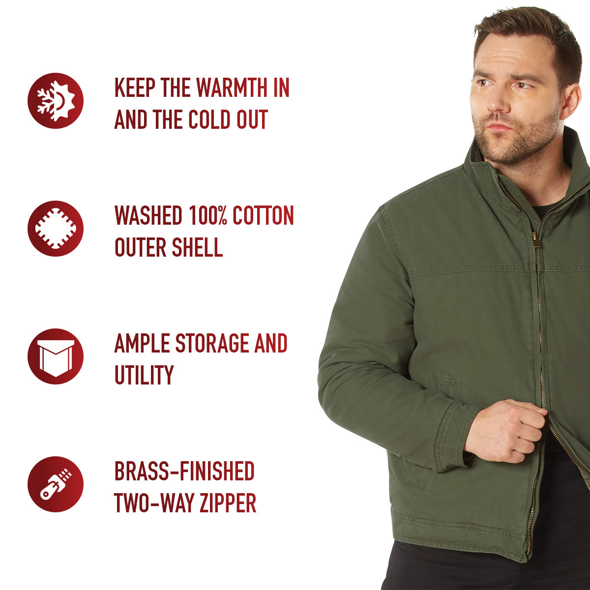 Rothco Concealed Carry 3 Season Jacket LARSON TACTICAL SUPPLY