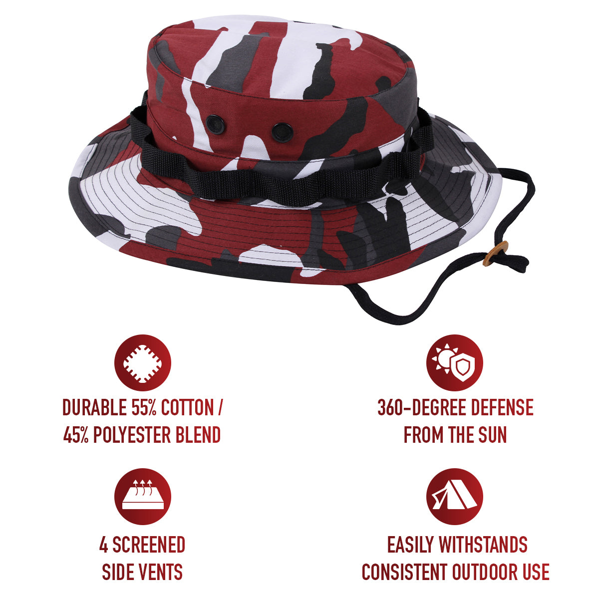 Rothco Camo Boonie Hat LARSON TACTICAL SUPPLY