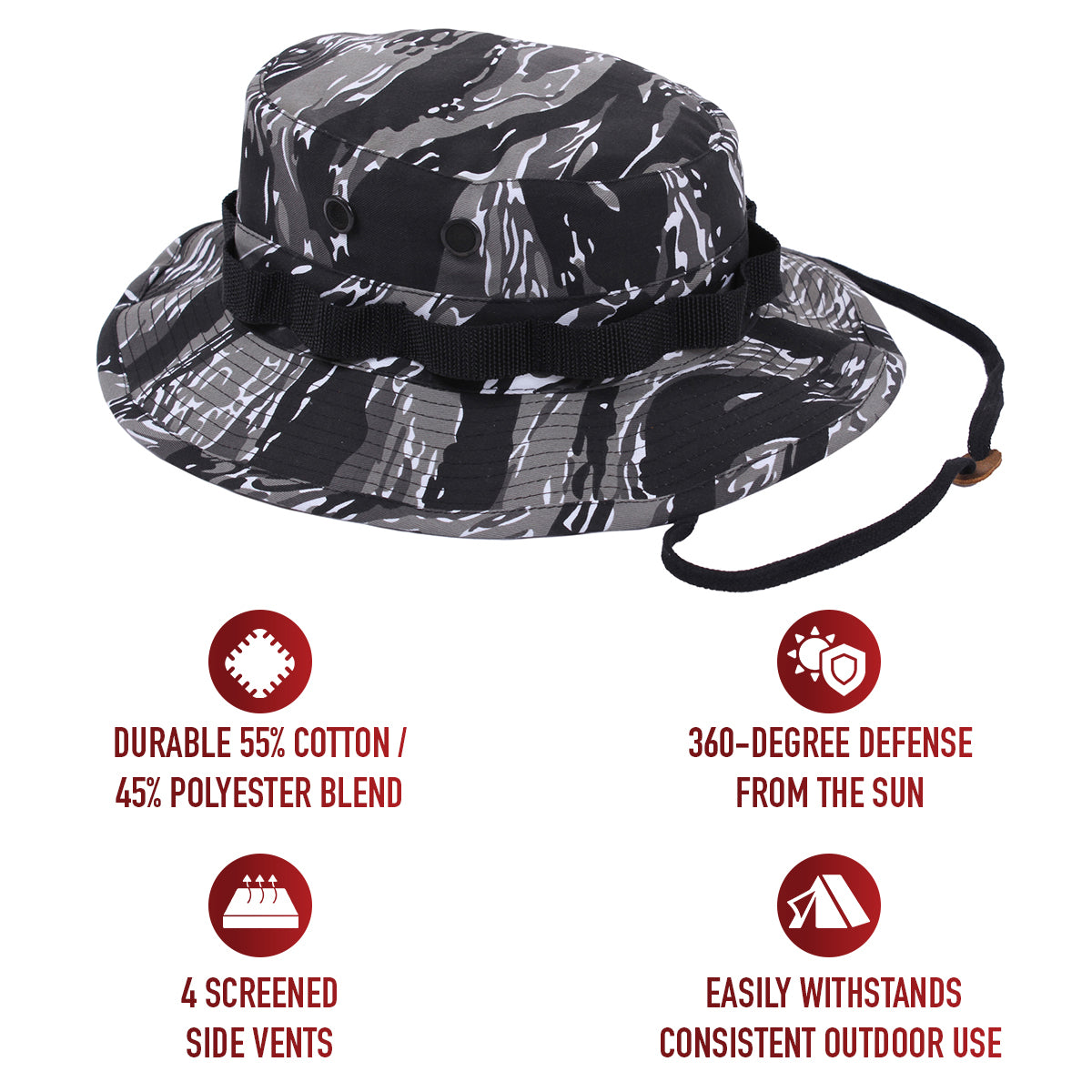 Rothco Camo Boonie Hat LARSON TACTICAL SUPPLY